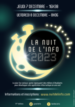 Affiche Nuit de l Info 2023